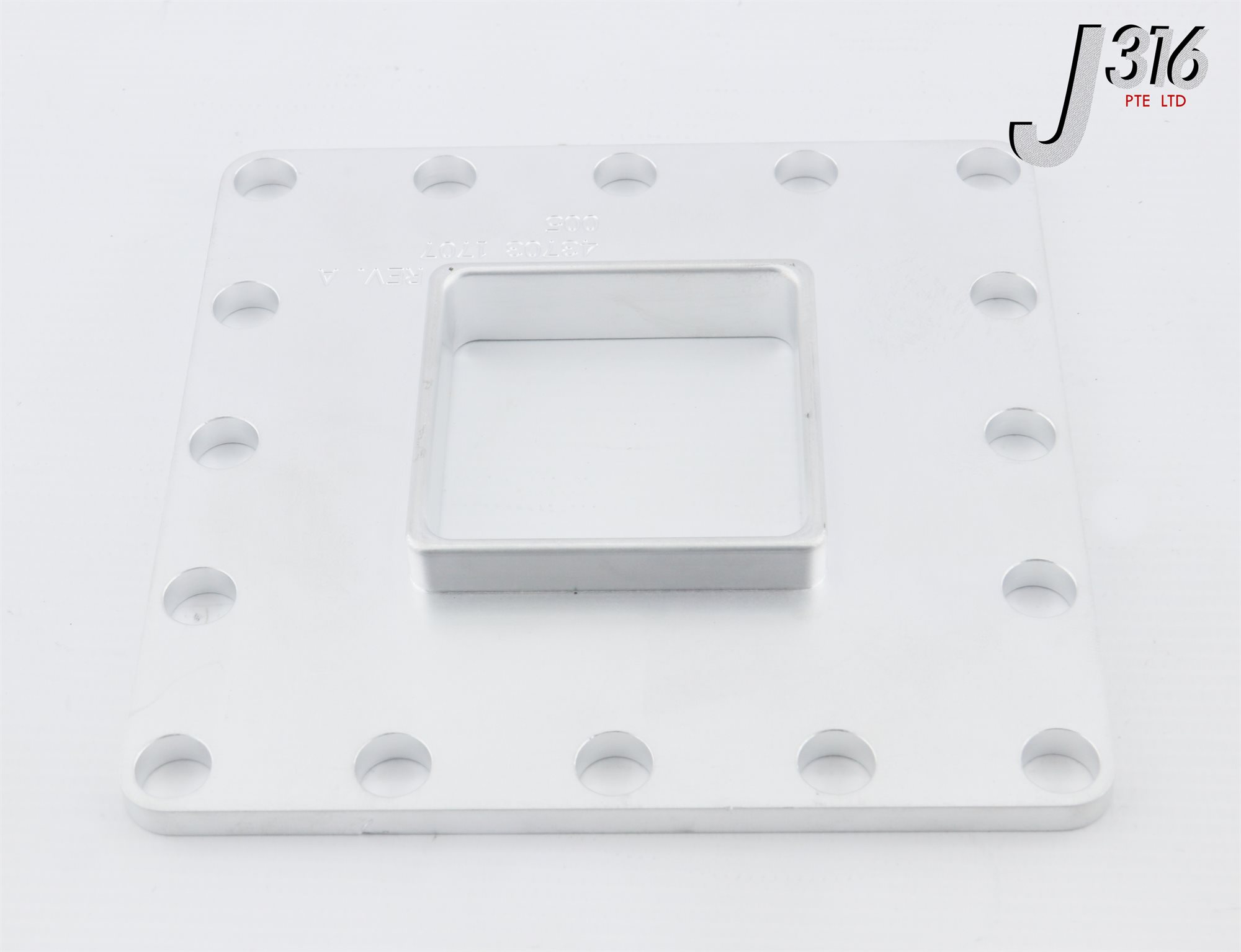 アプ様 26858 OEM PLATE ASSY, 11.5CM X 11.5CM, INNER 4.5CM X 4.5CM 992